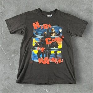 Vintage MC Hammer Shirt Mens Medium Black 1991 Here Comes The Hammer 90s Rap Tee